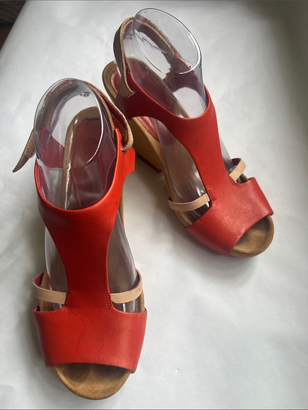 Camper Red/Orange heels - 40